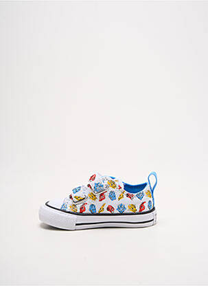 Bėgimo bateliai apvalus mygtukas apvalus mygtukas baltas CONVERSE vaikas