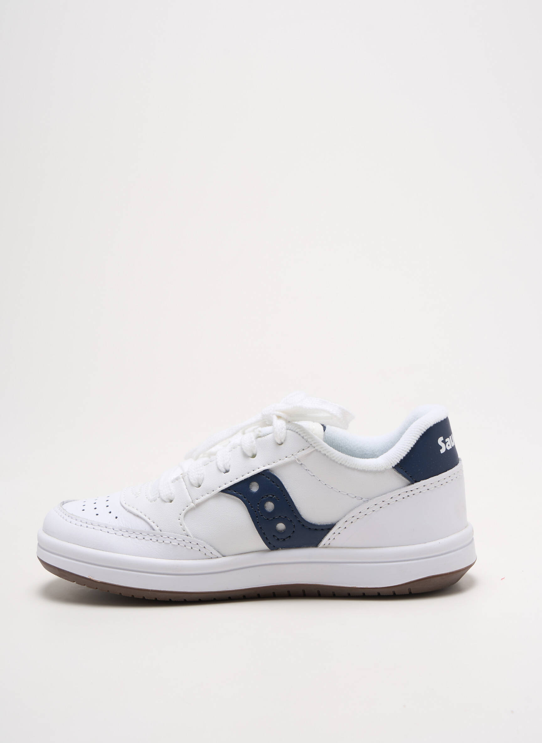 Bėgimo bateliai apvalus mygtukas apvalus mygtukas baltas SAUCONY vaikas