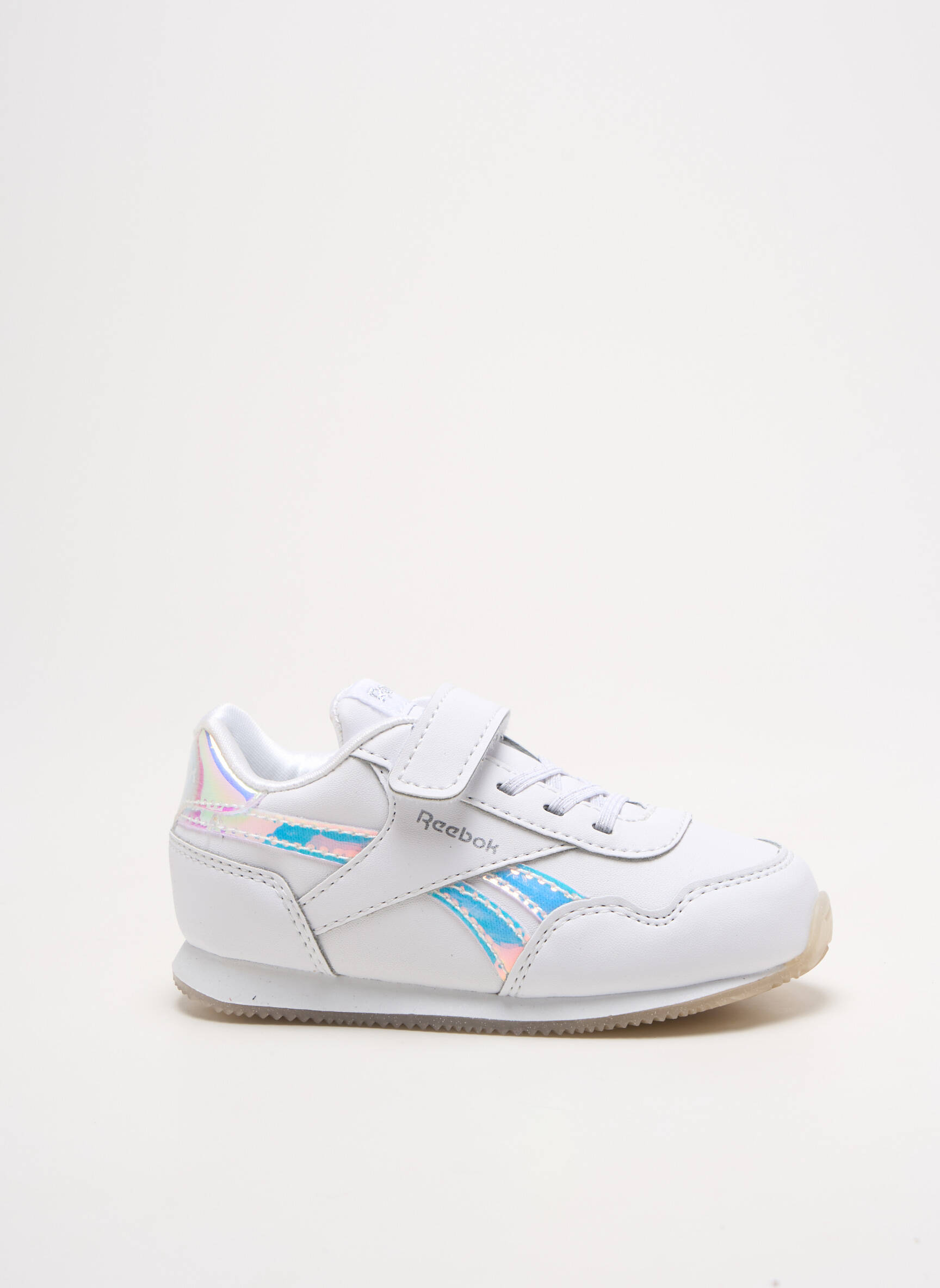 Bėgimo bateliai šnervių uždarymas apvalus mygtukas baltas REEBOK mergina