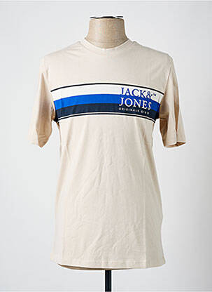T-marškinys apvalus kaklas pilka JACK & JONES vyras