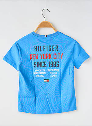 T-marškinys apvalus kaklas mėlyna TOMMY HILFIGER berniukas
