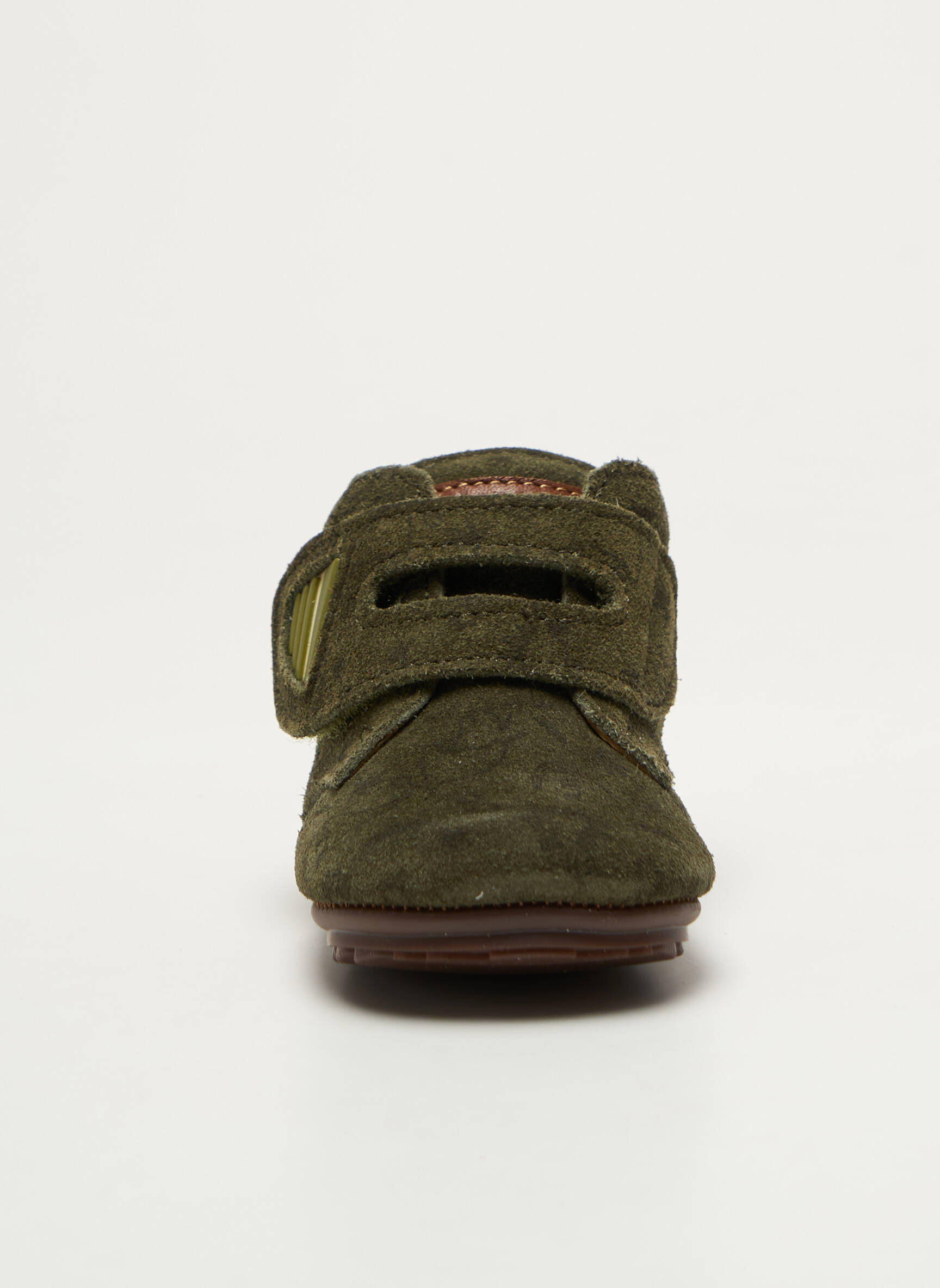 Bateliai užtrauktukas uždarymas apvalus mygtukas žalias SHOESME berniukas