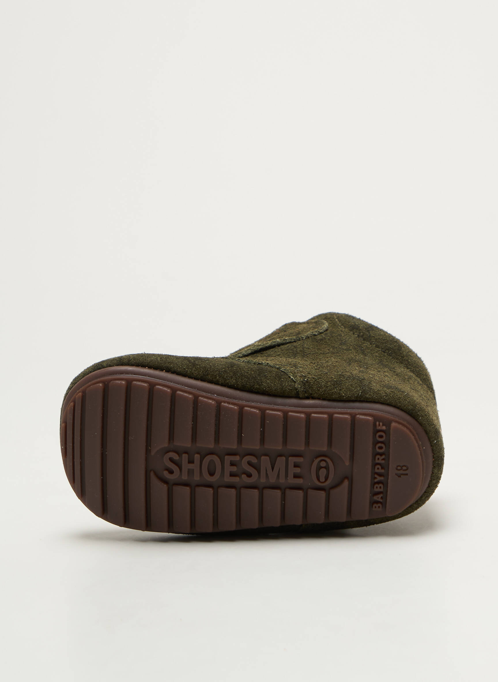 Bateliai užtrauktukas uždarymas apvalus mygtukas žalias SHOESME berniukas