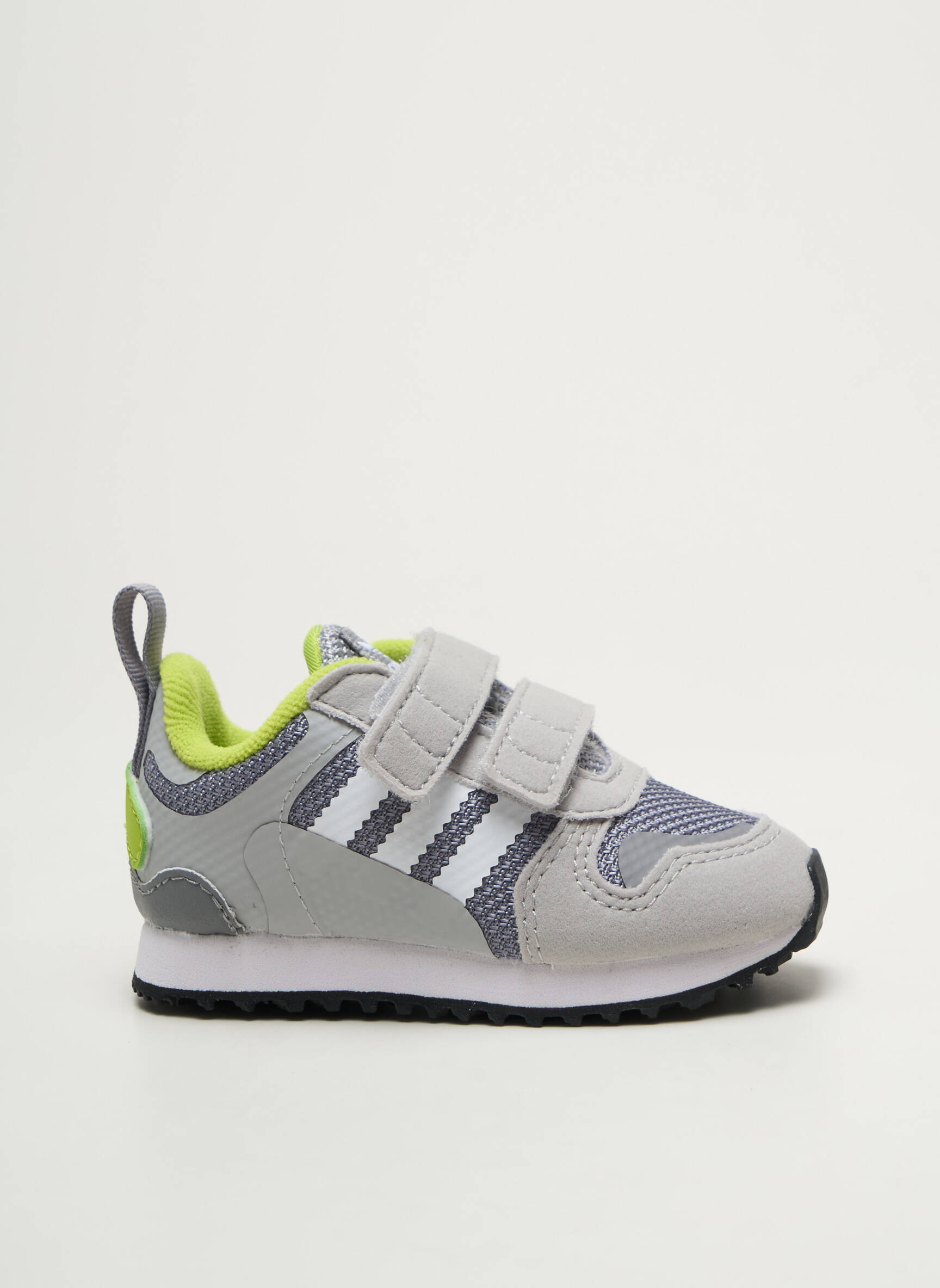 Bėgimo bateliai šnervių uždarymas apvalus mygtukas pilka ADIDAS berniukas