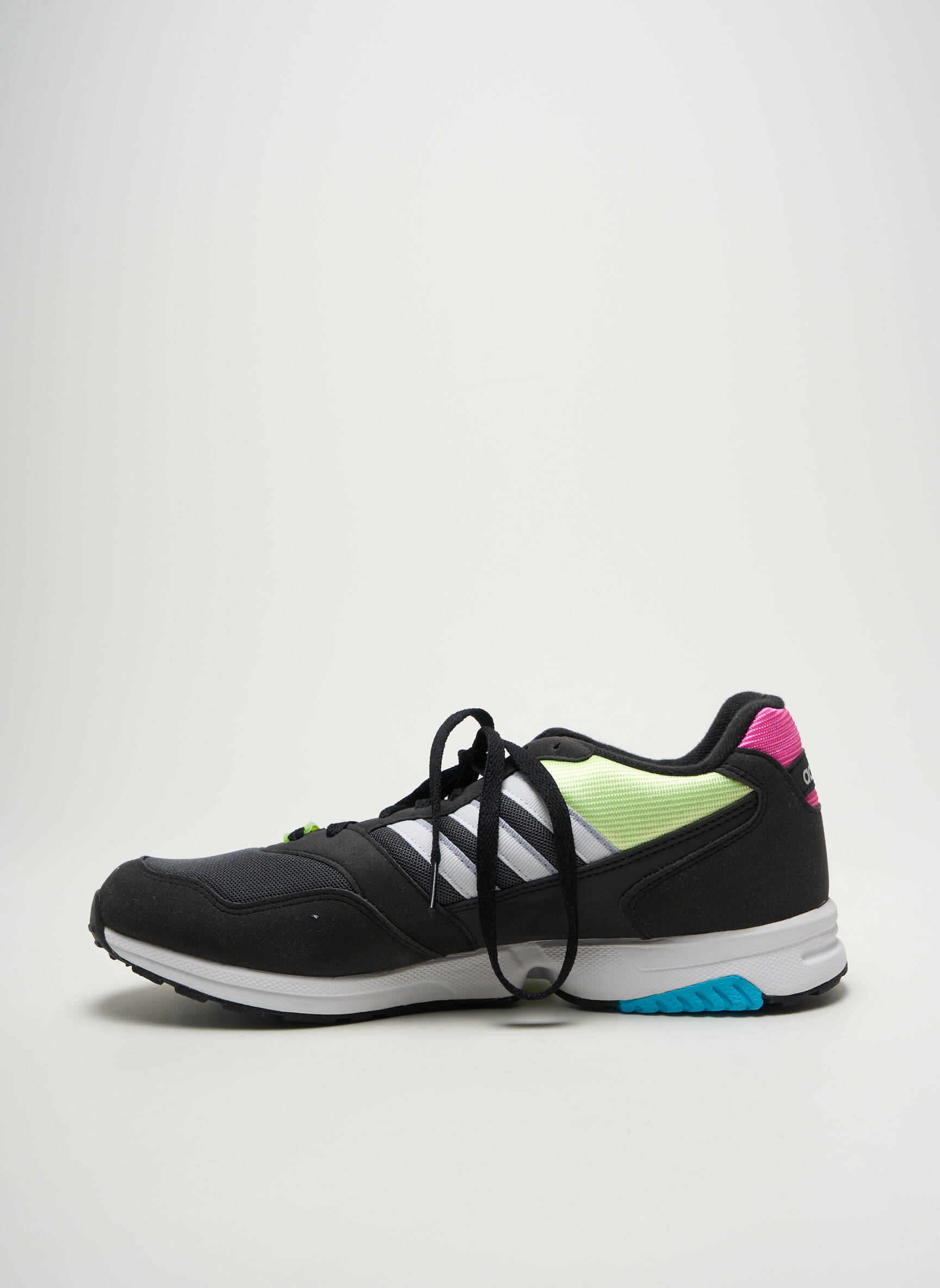 Bėgimo bateliai apvalus mygtukas apvalus mygtukas juodas ADIDAS vyras