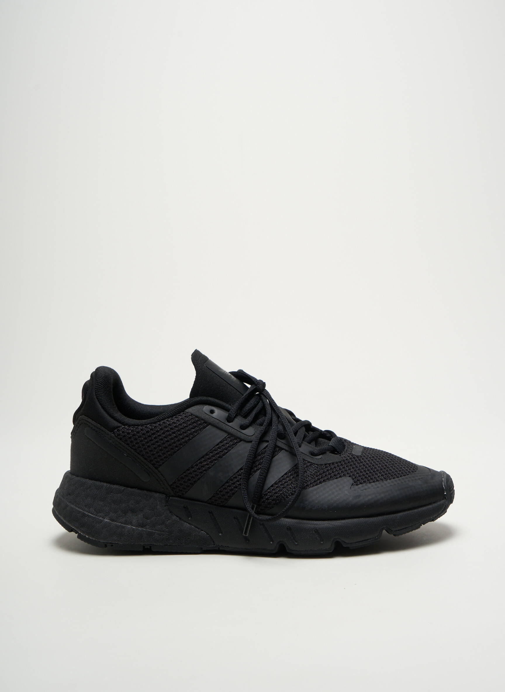 Bėgimo bateliai apvalus mygtukas apvalus mygtukas juodas ADIDAS moteris