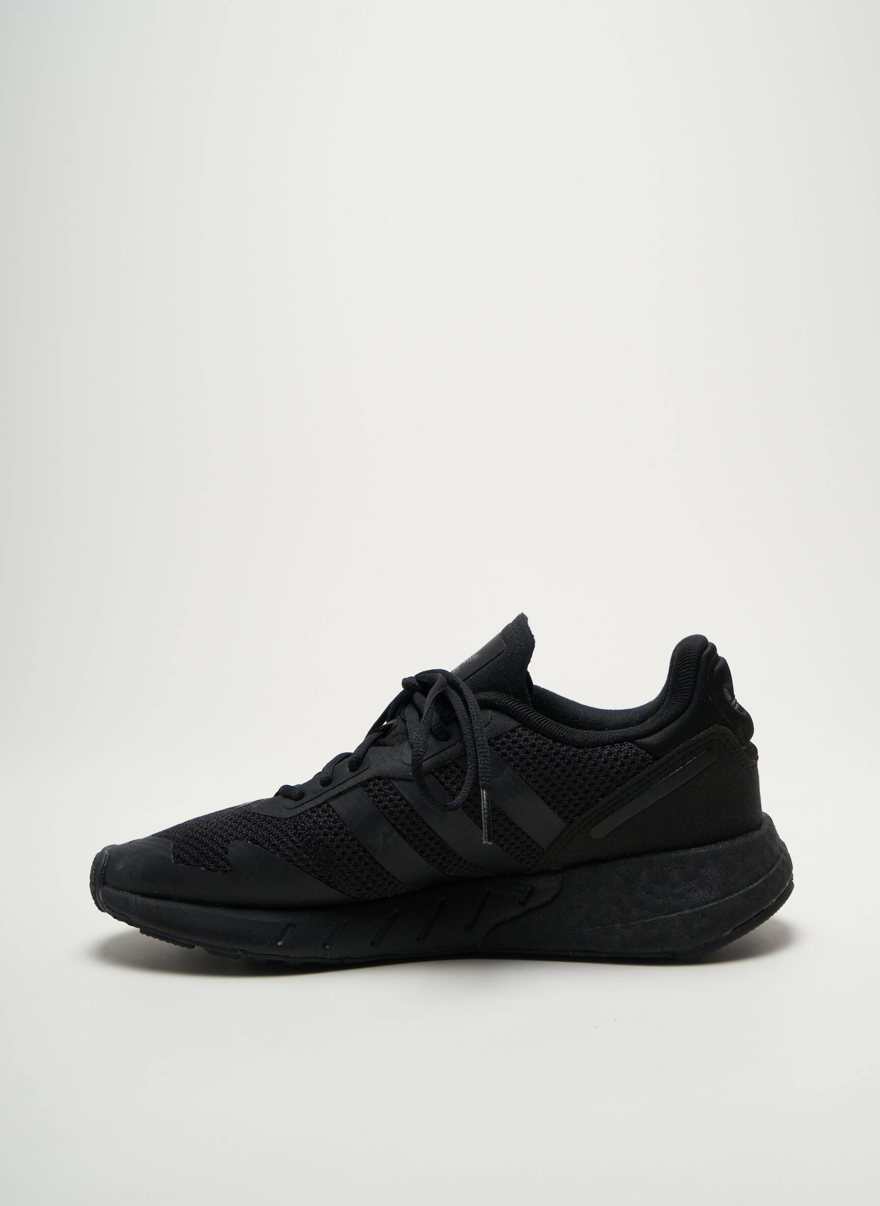 Bėgimo bateliai apvalus mygtukas apvalus mygtukas juodas ADIDAS moteris