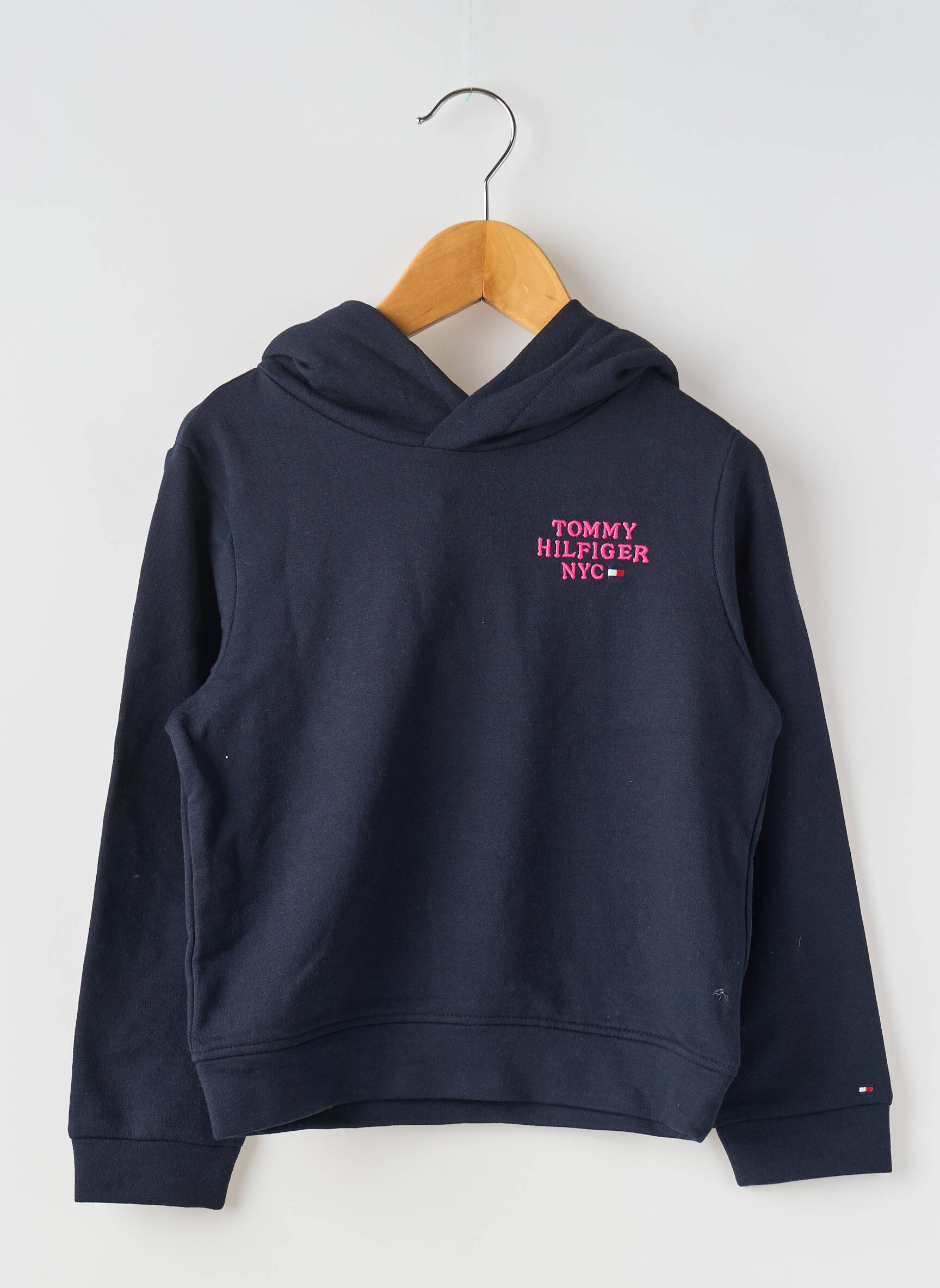 Kapišonas apvalus kaklas mėlyna TOMMY HILFIGER mergina