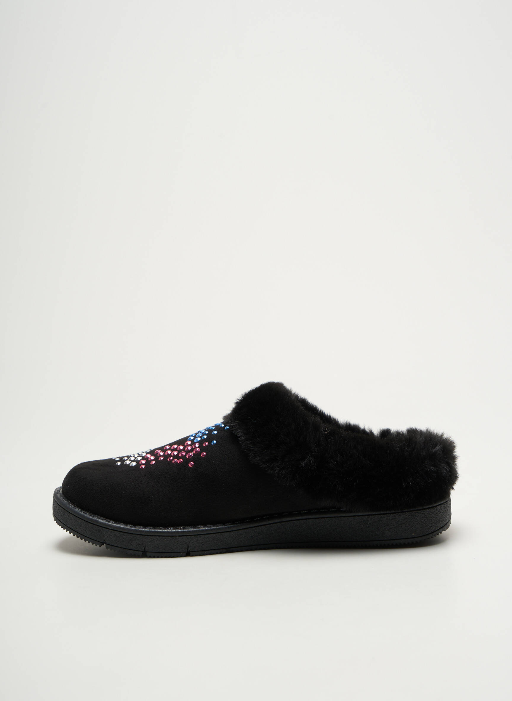 Bateliai/pantofliai apvalus mygtukas apvalus mygtukas juodas SKECHERS mergina