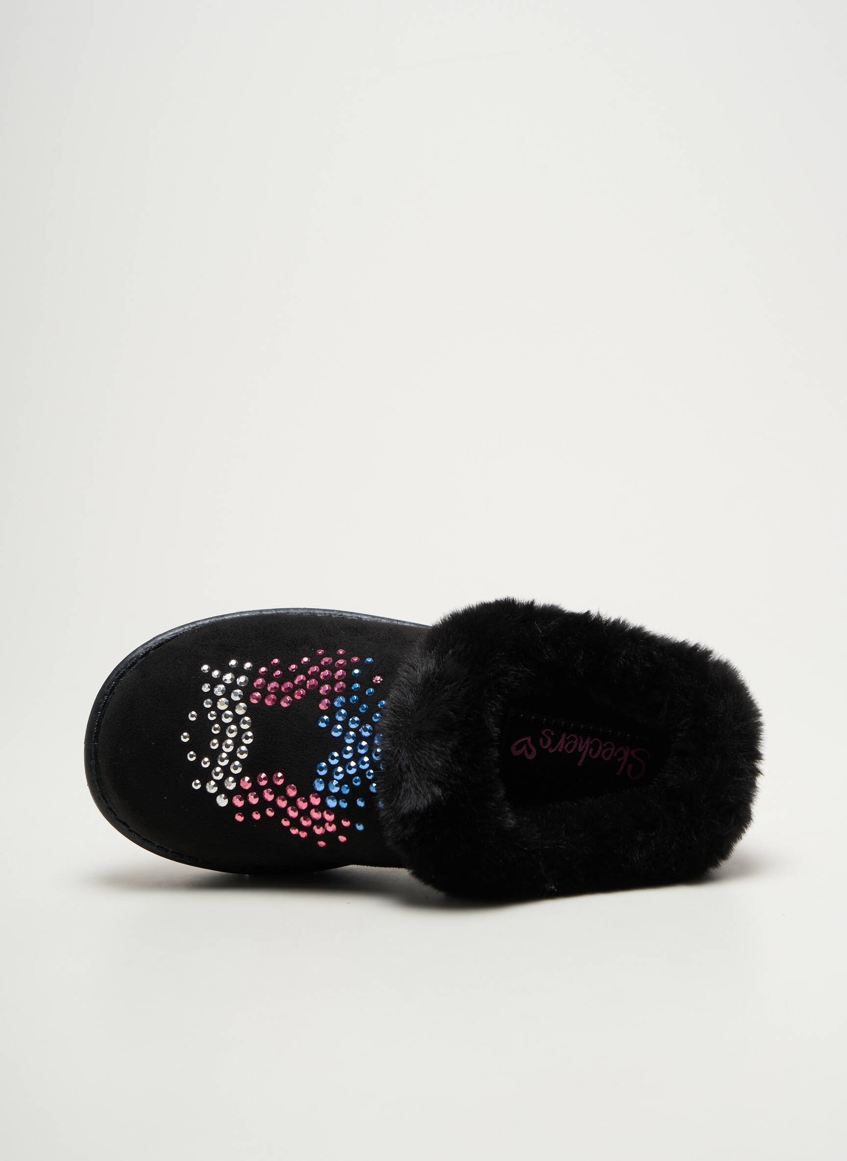 Bateliai/pantofliai apvalus mygtukas apvalus mygtukas juodas SKECHERS mergina