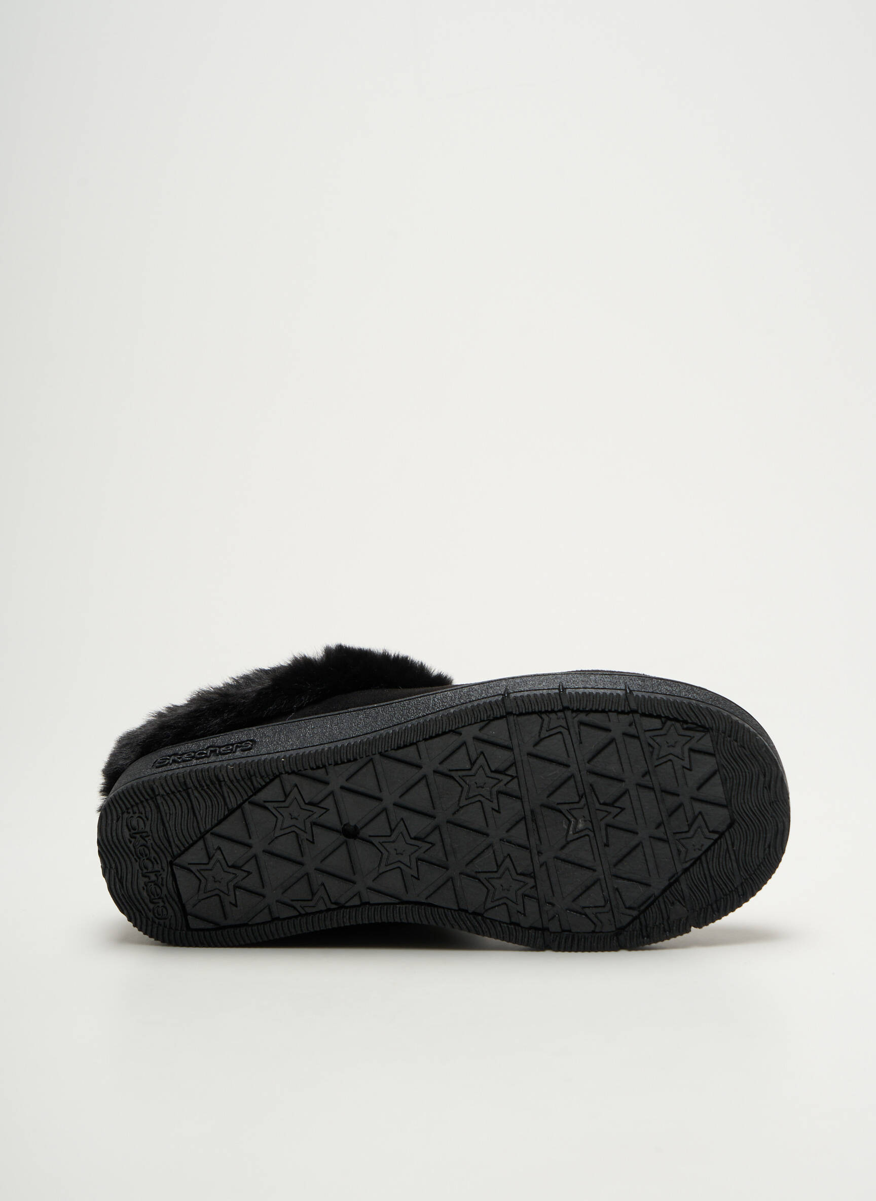 Bateliai/pantofliai apvalus mygtukas apvalus mygtukas juodas SKECHERS mergina