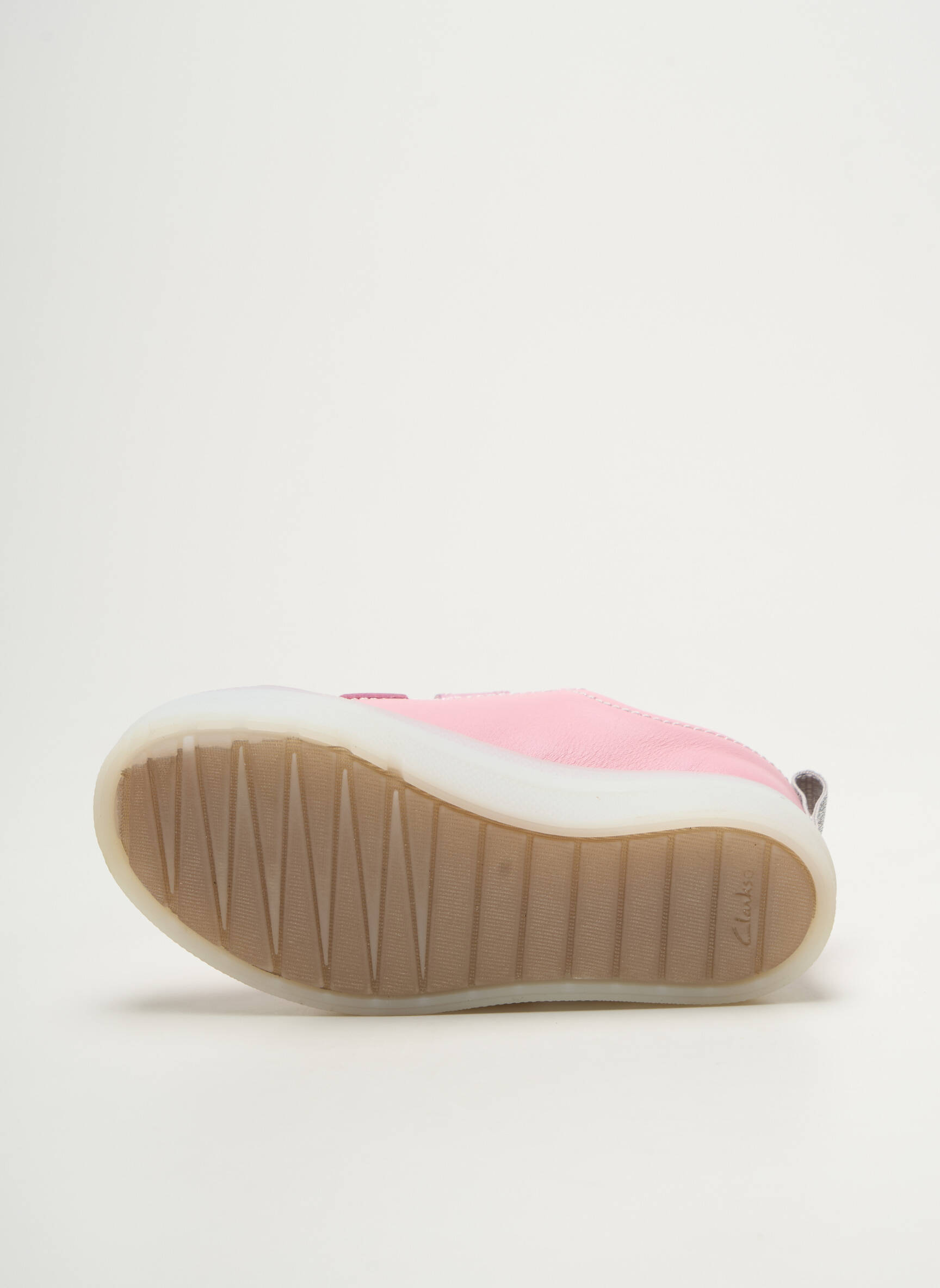 Bėgimo bateliai šnervių uždarymas apvalus mygtukas rožinė CLARKS mergina
