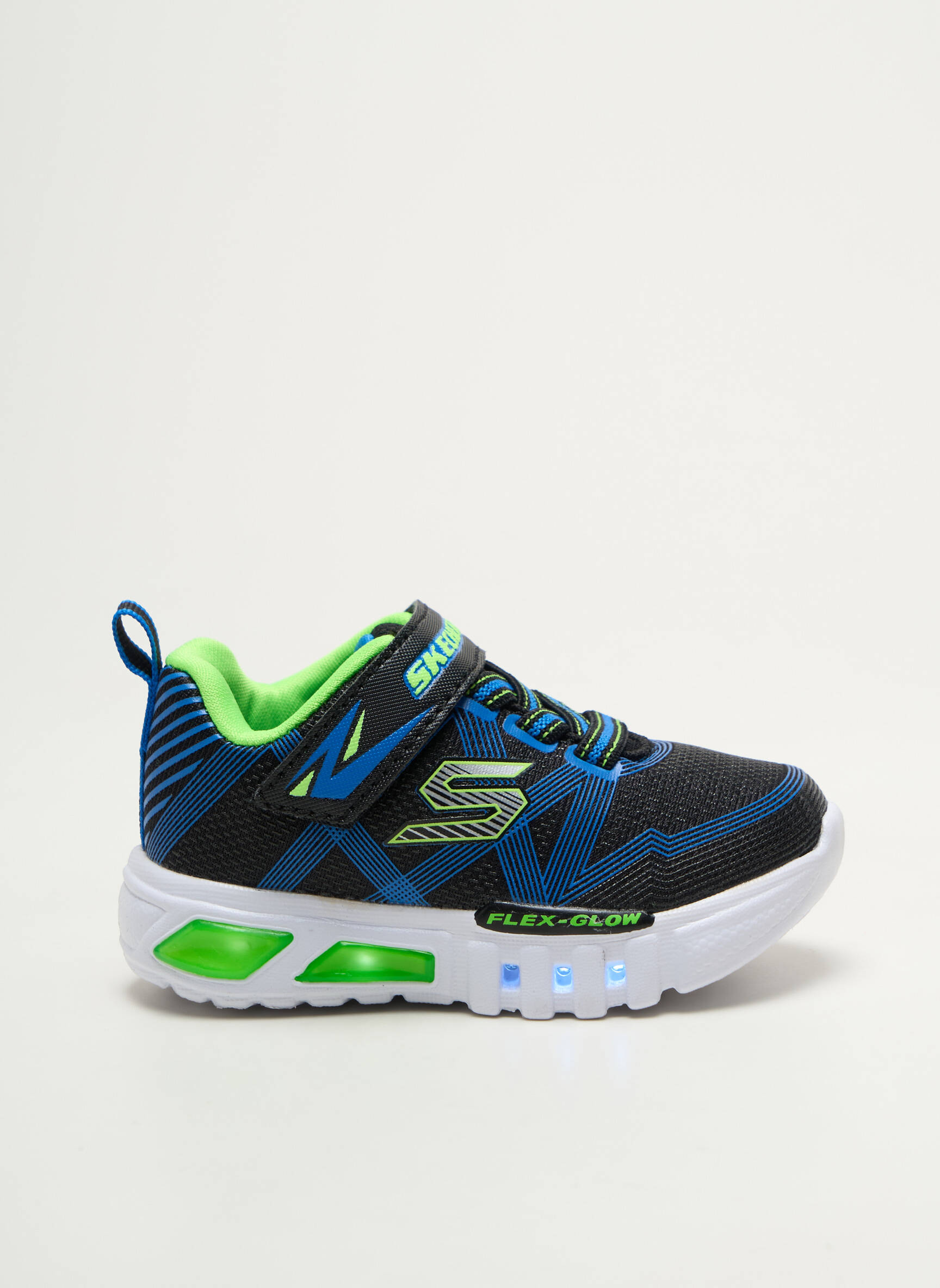 Bėgimo bateliai šnervių uždarymas apvalus mygtukas juodas SKECHERS berniukas