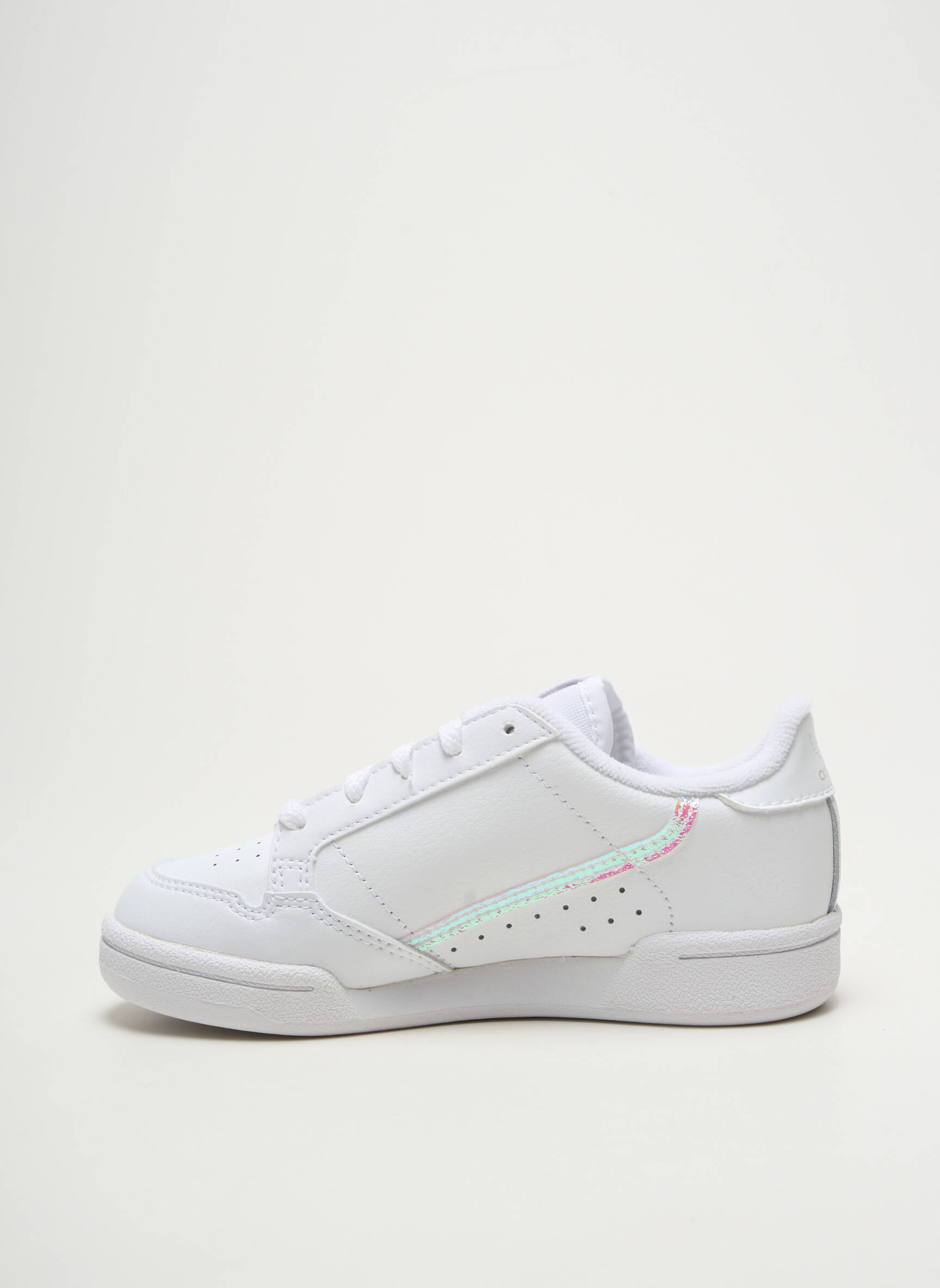 Bėgimo bateliai apvalus mygtukas apvalus mygtukas baltas ADIDAS vaikas