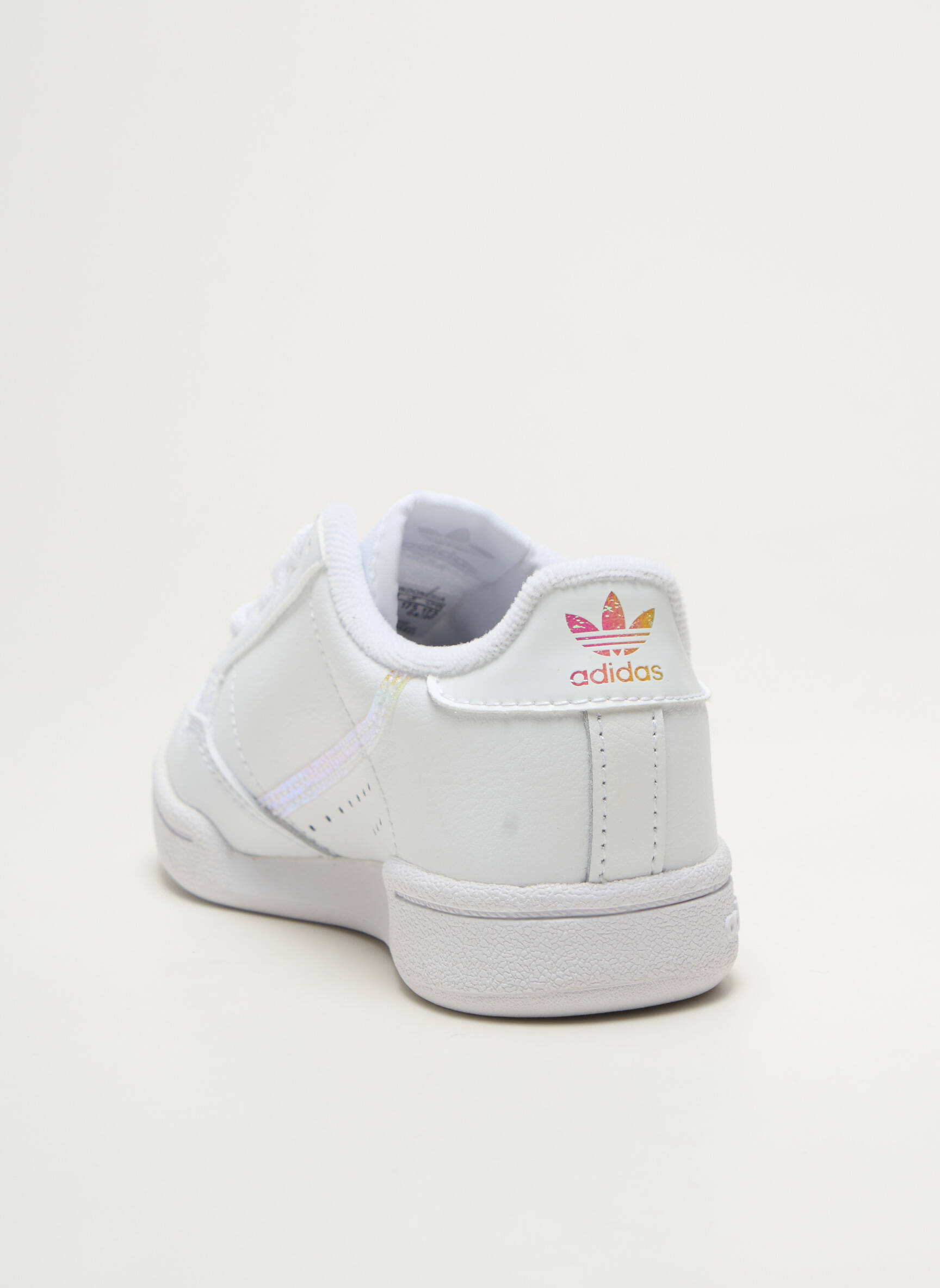 Bėgimo bateliai apvalus mygtukas apvalus mygtukas baltas ADIDAS vaikas