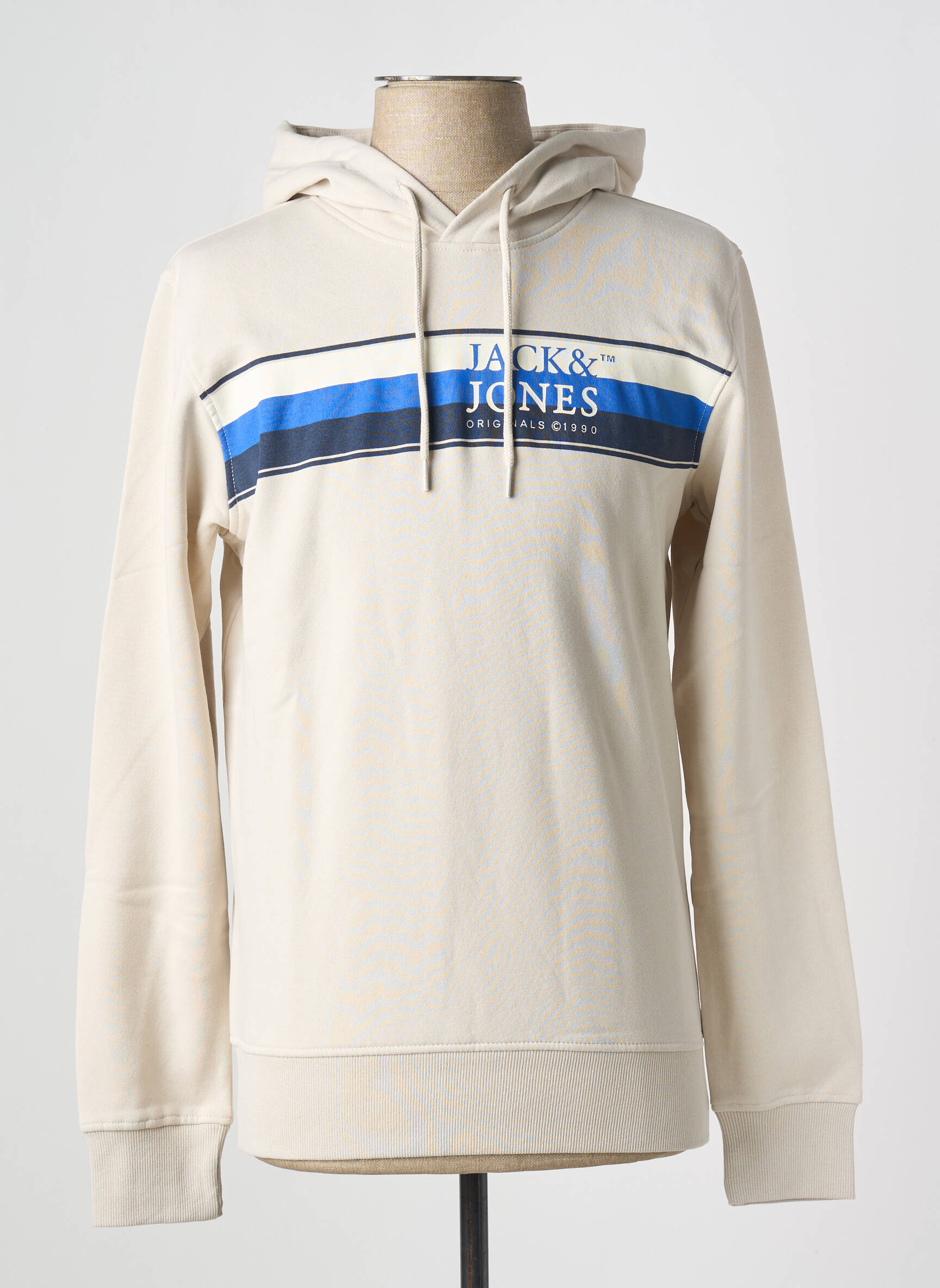 Kapišonas apvalus kaklas pilka JACK & JONES vyras