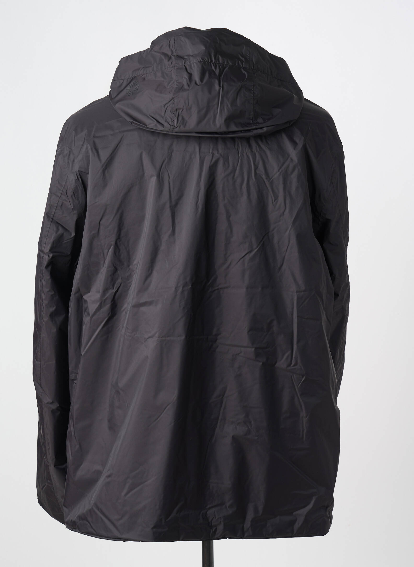 Parka kapišonas juodas RAINS vyras