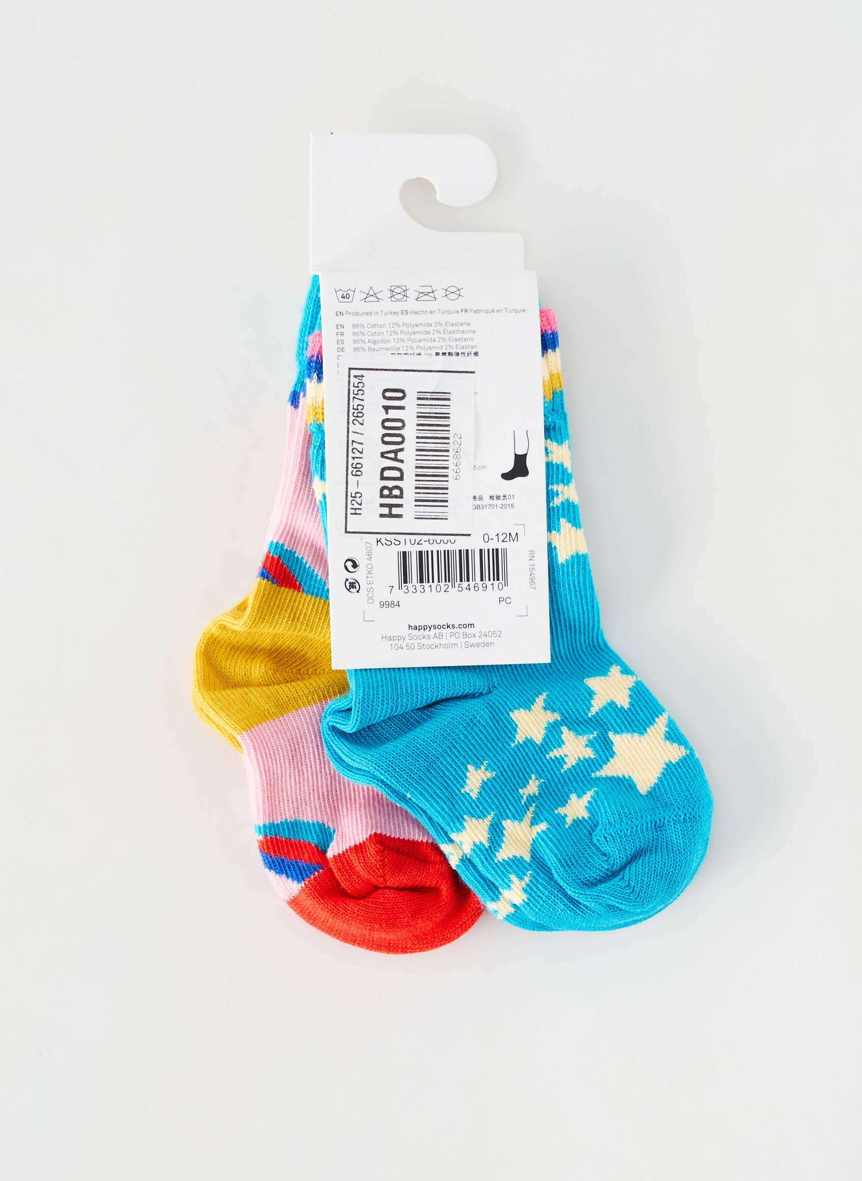 Kojinės daugiaspalvis HAPPY SOCKS vaikas