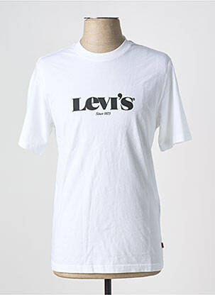 T-marškinys apvalus kaklas baltas LEVI'S vyras