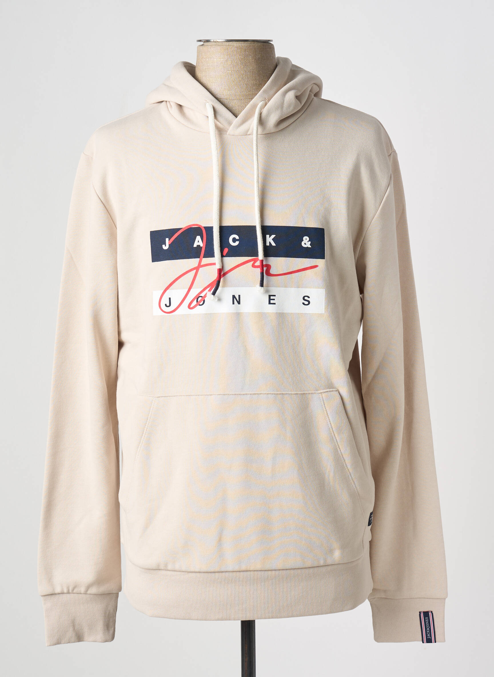 Kapišonas apvalus kaklas pilka JACK & JONES vyras