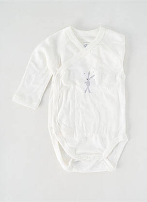 Kūno apatiniai apvalus kaklas baltas PETIT BATEAU vaikas
