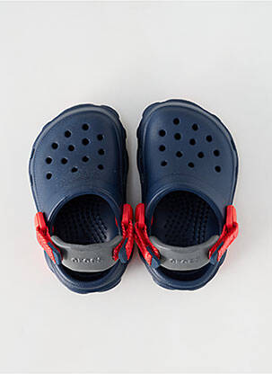 Mule/sabotai apvalus mygtukas apvalus mygtukas mėlyna CROCS vaikas