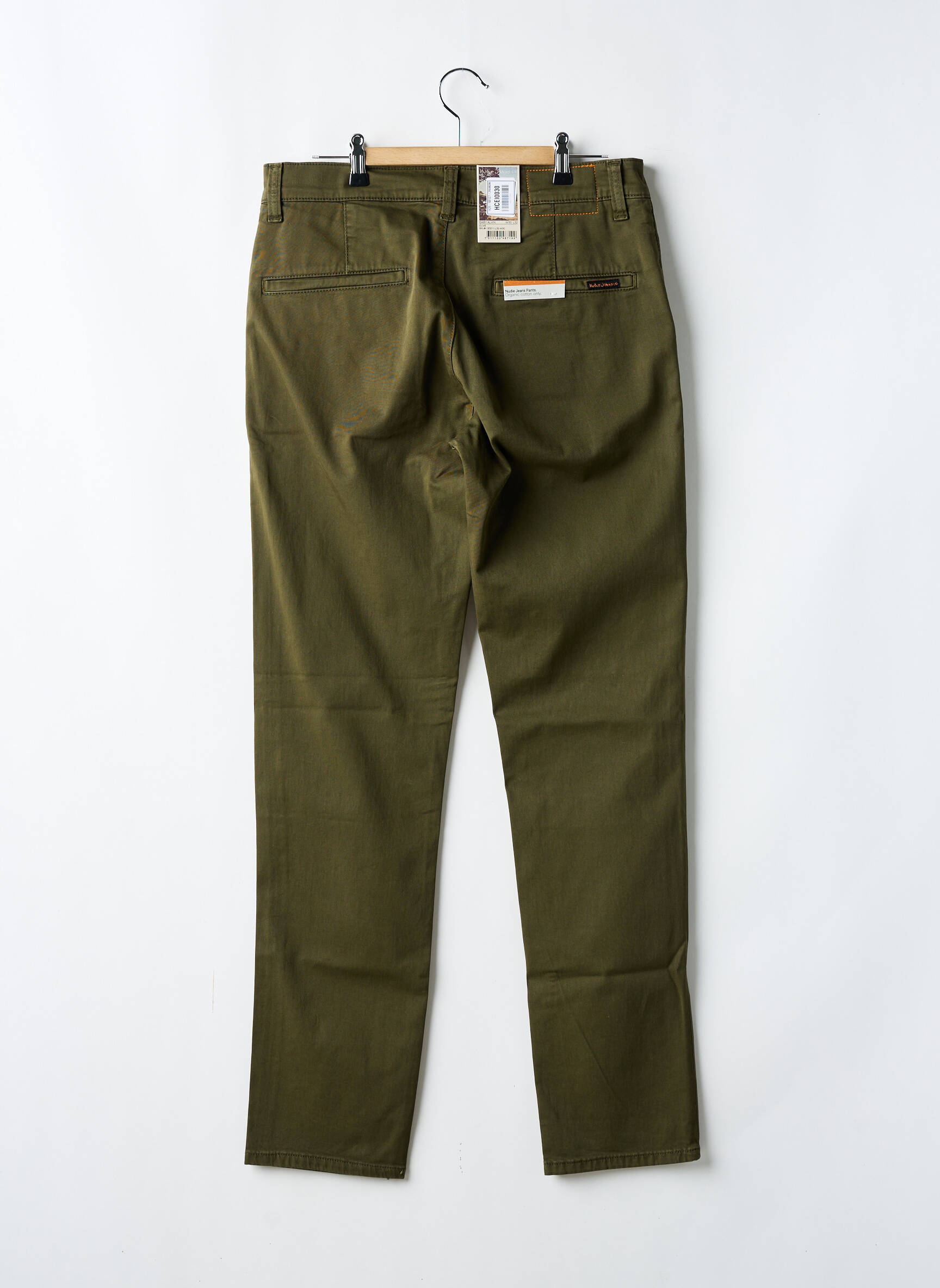 Tiesi kelnė žalias NUDIE JEANS CO vyras