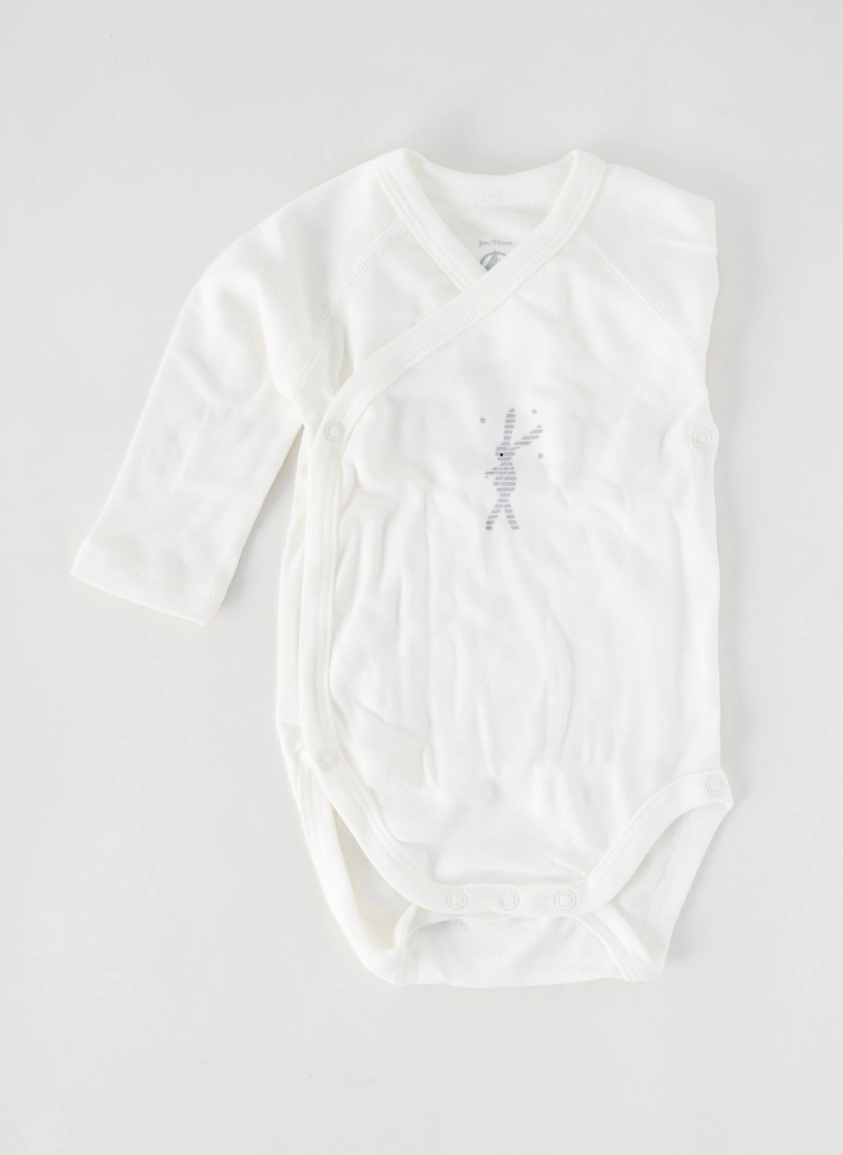 Kūno apatiniai apvalus kaklas baltas PETIT BATEAU vaikas