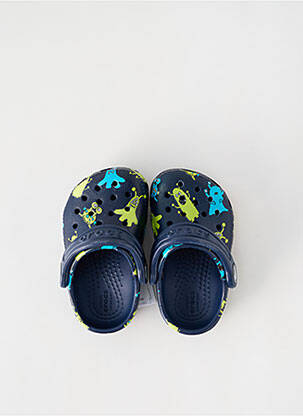 Mule/sabotai apvalus mygtukas apvalus mygtukas mėlyna CROCS berniukas