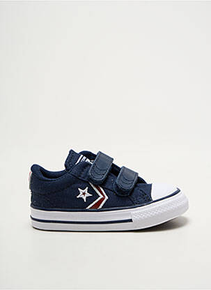 Bėgimo bateliai šnervių uždarymas apvalus mygtukas mėlyna CONVERSE berniukas