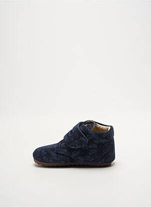 Bateliai apvalus mygtukas apvalus mygtukas mėlyna SHOESME vaikas
