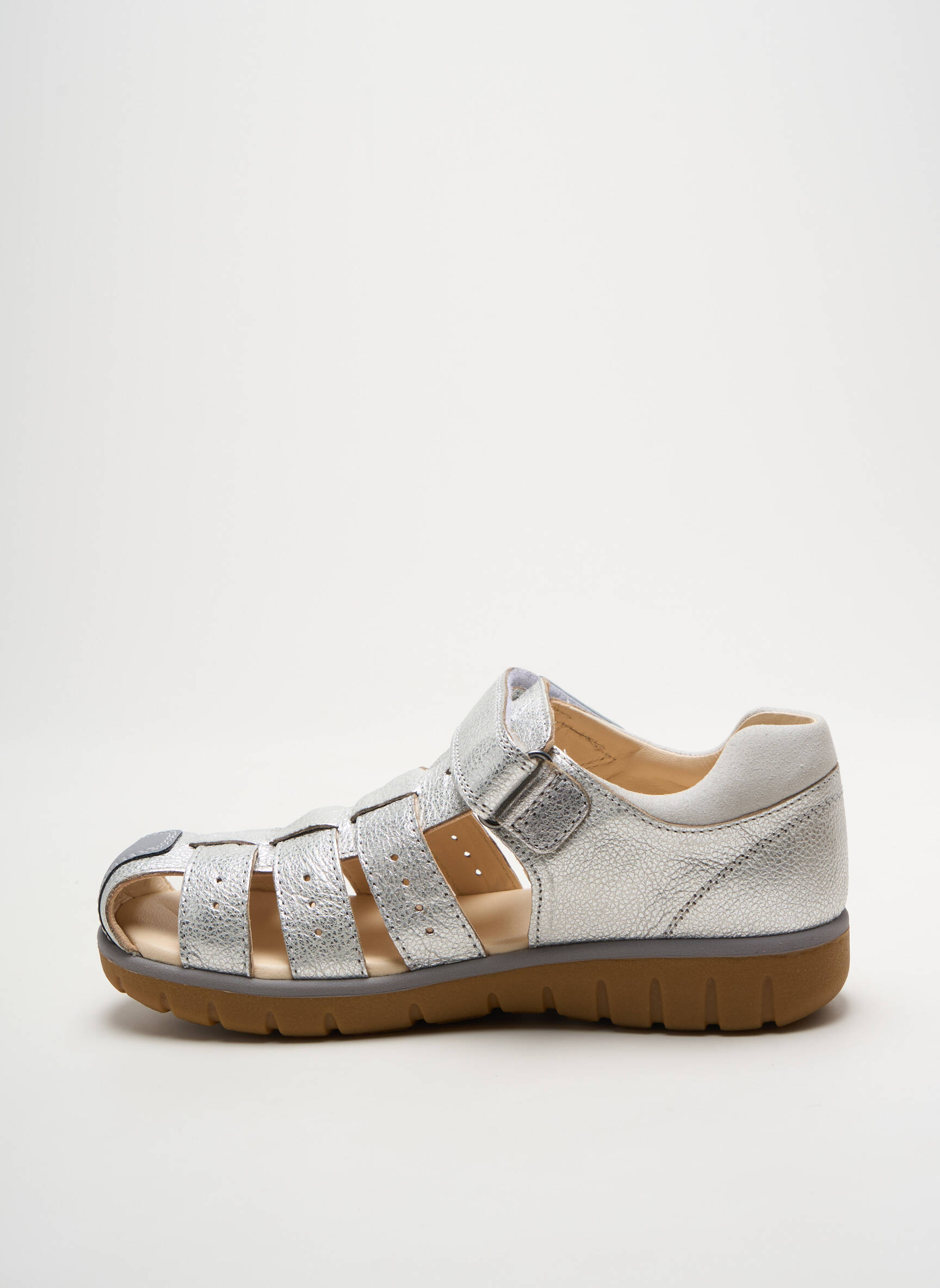 Sandalai/nu pėdos sidabrinė CLARKS mergina