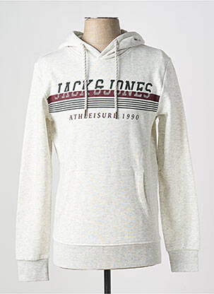 Kapišonas apvalus kaklas baltas JACK & JONES vyras