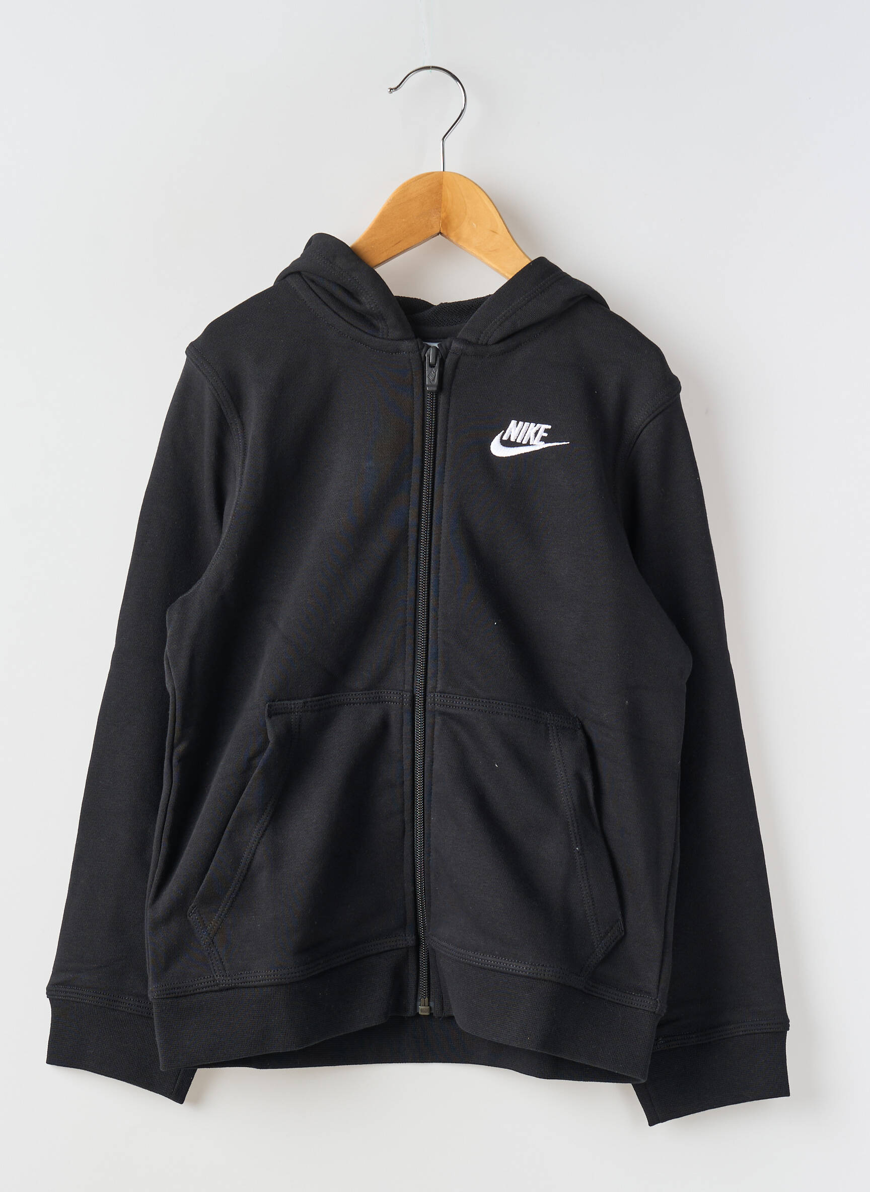 Kasdienis švarkas juodas NIKE berniukas
