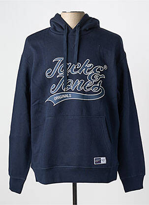 Kapišonas apvalus kaklas mėlyna JACK & JONES vyras