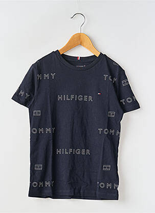 T-marškinys apvalus kaklas mėlyna TOMMY HILFIGER berniukas