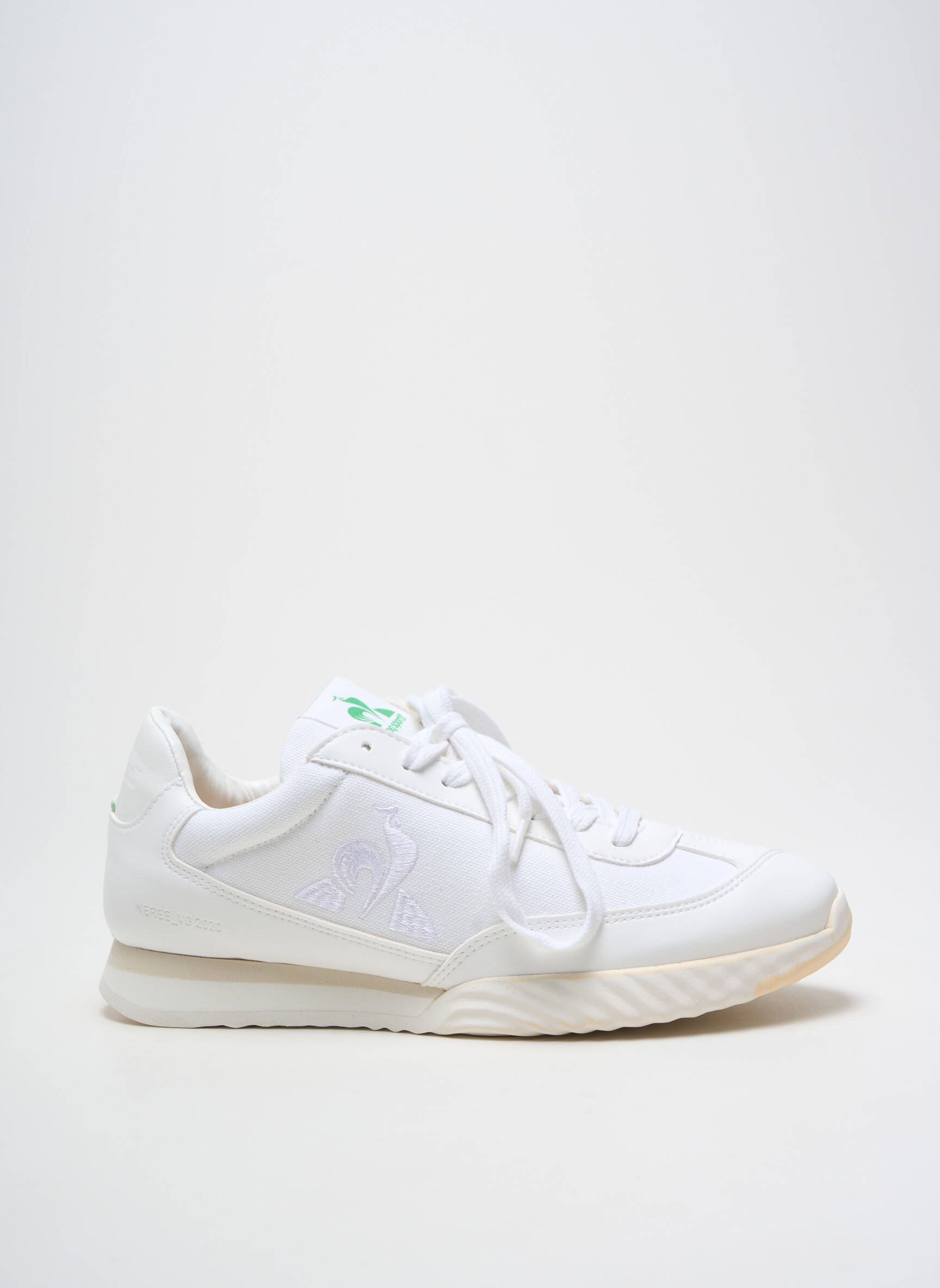 Bėgimo bateliai apvalus mygtukas apvalus mygtukas baltas LE COQ SPORTIF moteris