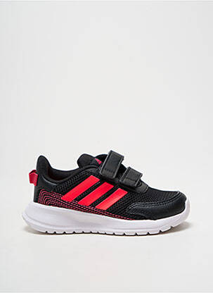 Bėgimo bateliai šnervių uždarymas apvalus mygtukas juodas ADIDAS berniukas