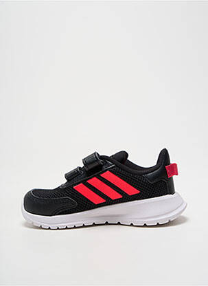 Bėgimo bateliai šnervių uždarymas apvalus mygtukas juodas ADIDAS berniukas