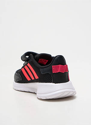 Bėgimo bateliai šnervių uždarymas apvalus mygtukas juodas ADIDAS berniukas