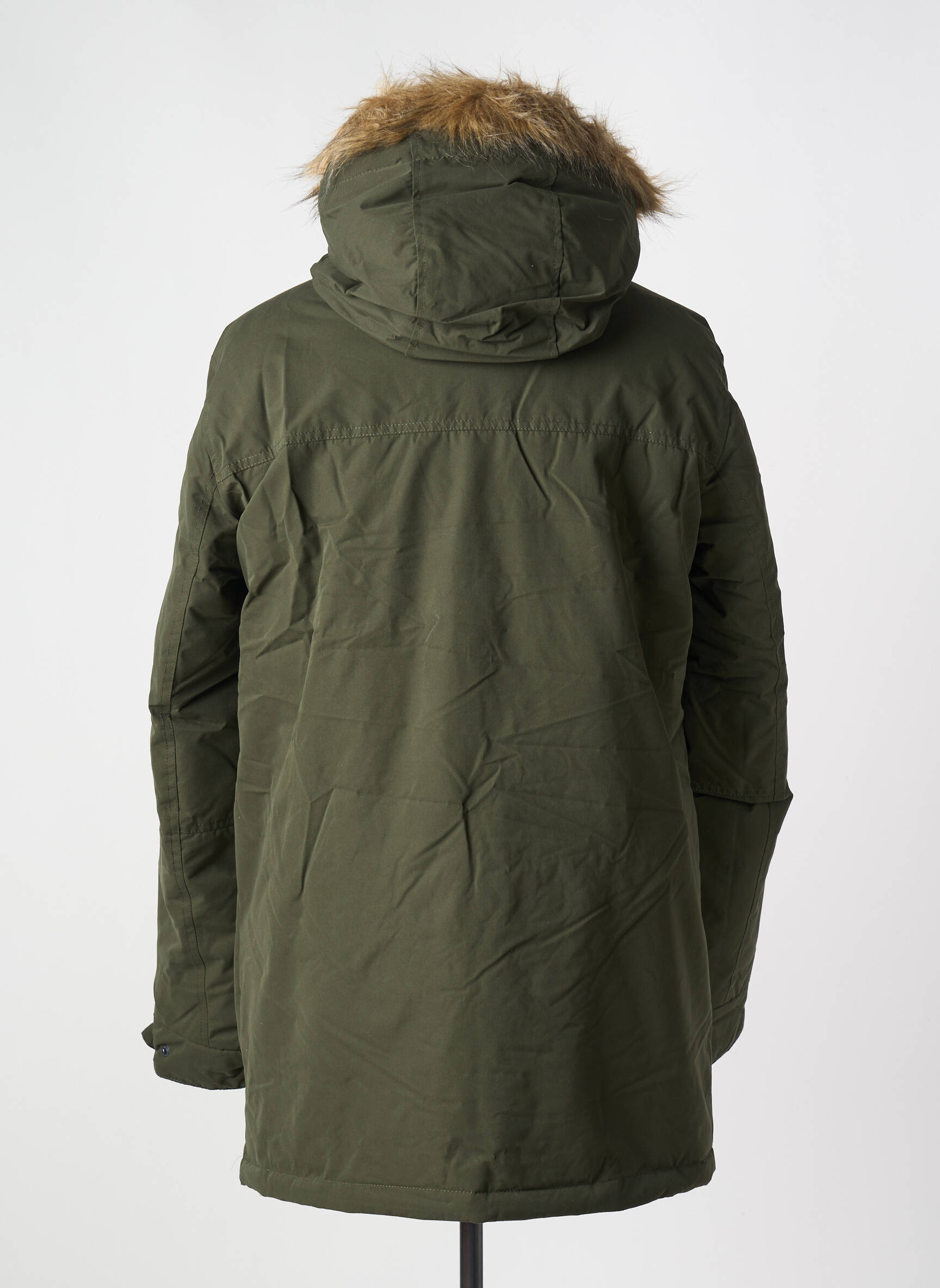 Parka kapišonas žalias JACK & JONES vyras