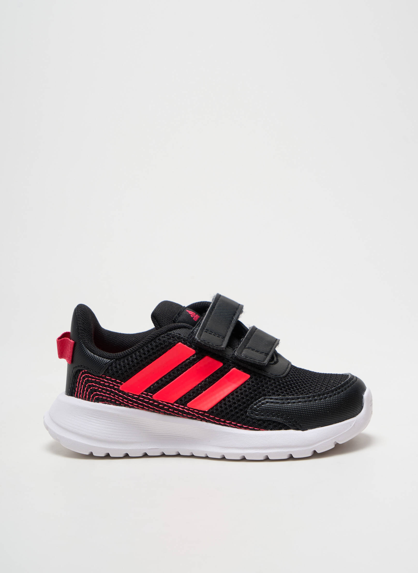 Bėgimo bateliai šnervių uždarymas apvalus mygtukas juodas ADIDAS berniukas