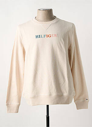 Mikroskopas apvalus kaklas baltas TOMMY HILFIGER vyras