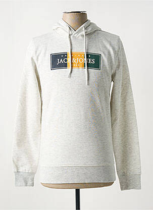 Kapišonas apvalus kaklas baltas JACK & JONES vyras