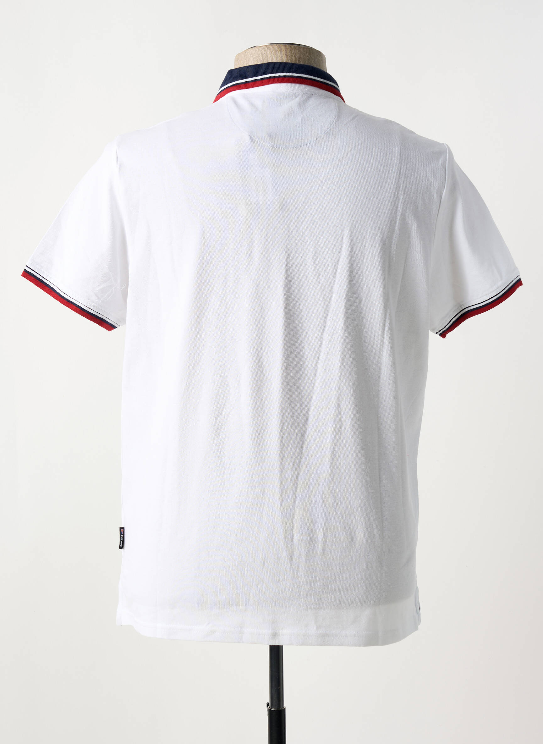 Polo baltas SCHOTT vyras