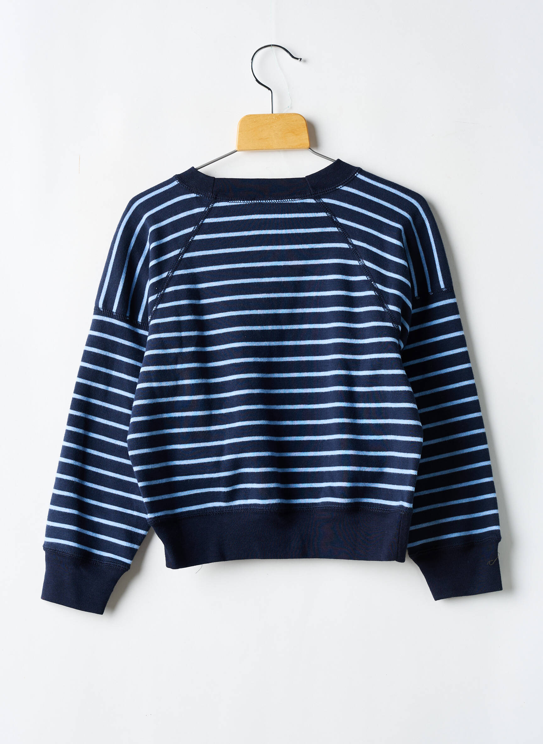 Mikroskopas apvalus kaklas mėlyna PETIT BATEAU mergina