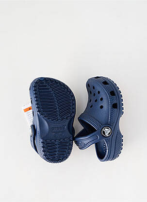 Mule/sabotai apvalus mygtukas apvalus mygtukas mėlyna CROCS vaikas