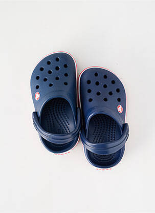 Mule/sabotai apvalus mygtukas apvalus mygtukas mėlyna CROCS vaikas