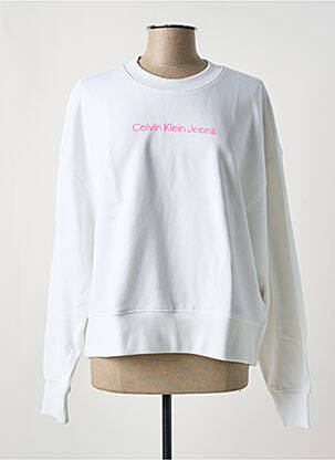 Mikroskopas apvalus kaklas baltas CALVIN KLEIN moteris