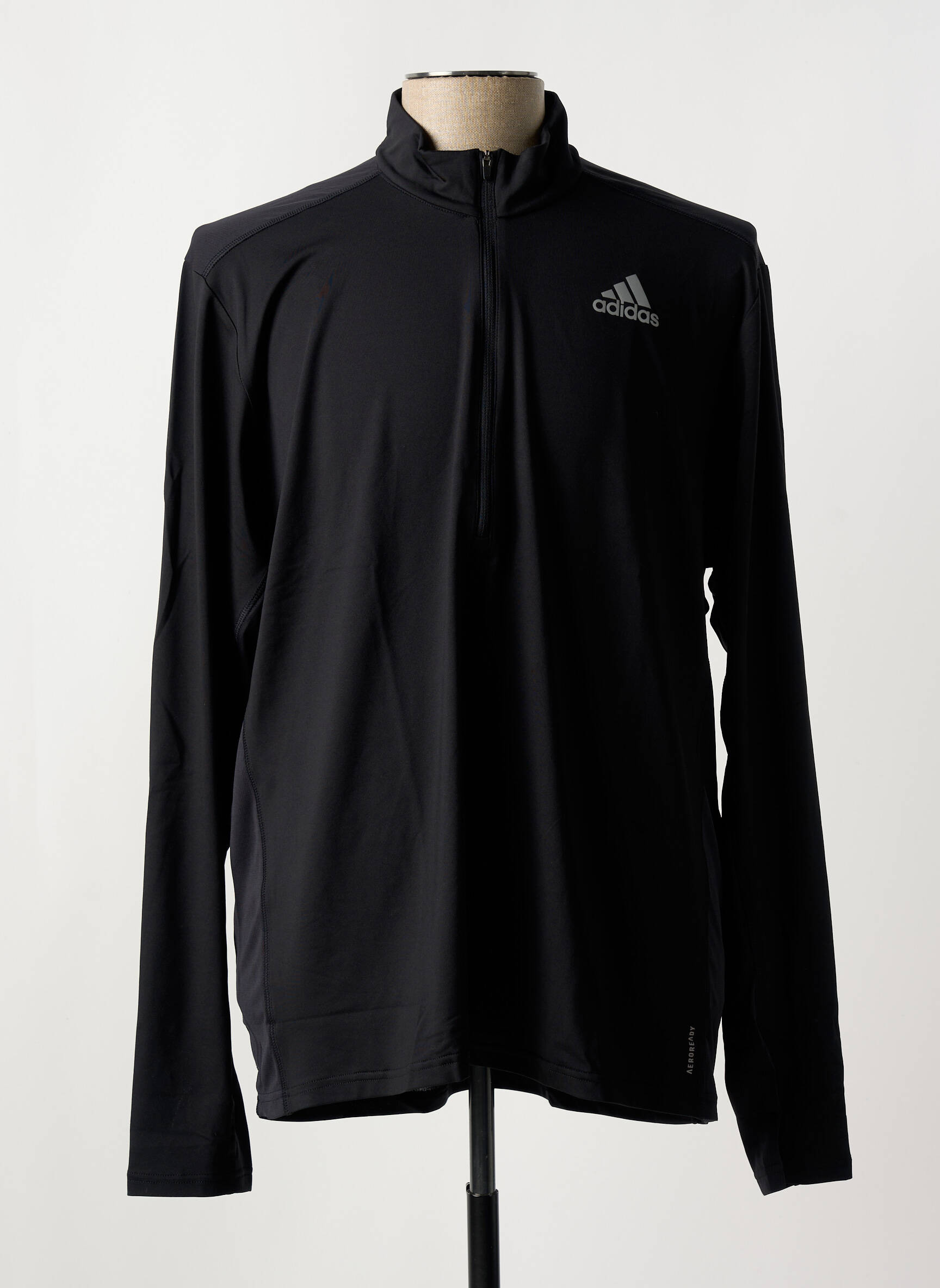 T-marškinys juodas ADIDAS vyras